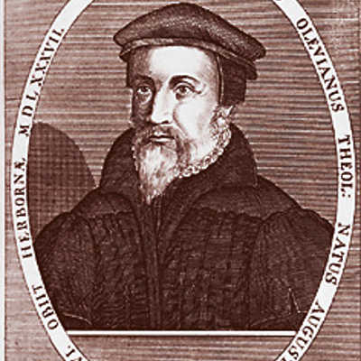 Caspar Olevian auf einem Kupferstich