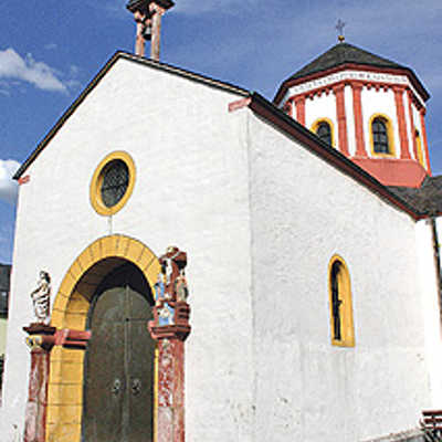 Wahrzeichen des Ortsbezirks: Die Heiligkreuz-Kapelle