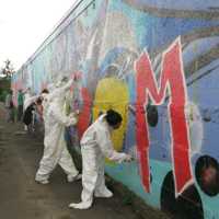 Graffitiworkshop im Jugendzentrum „Auf der Höhe“