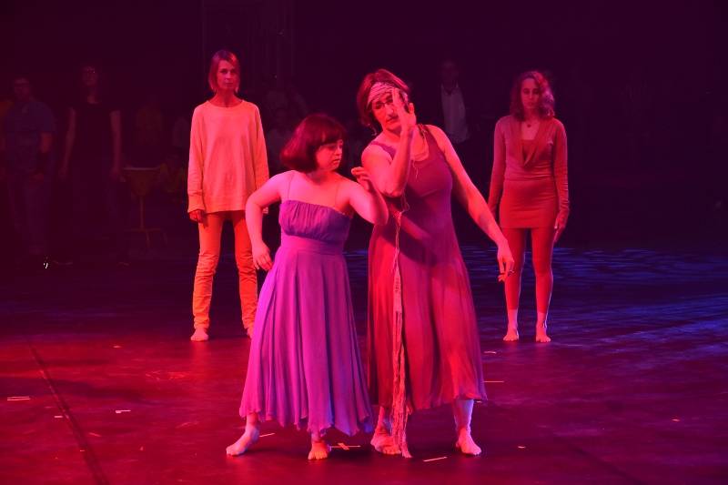 Behinderte Sportler bei der Gymmotion 2017 in der Arena Trier. Foto: Special Olympics